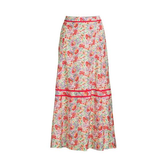 BA&SH Aliya Floral Maxi Skirt,Specials : American Fashion Style Bags On Sale